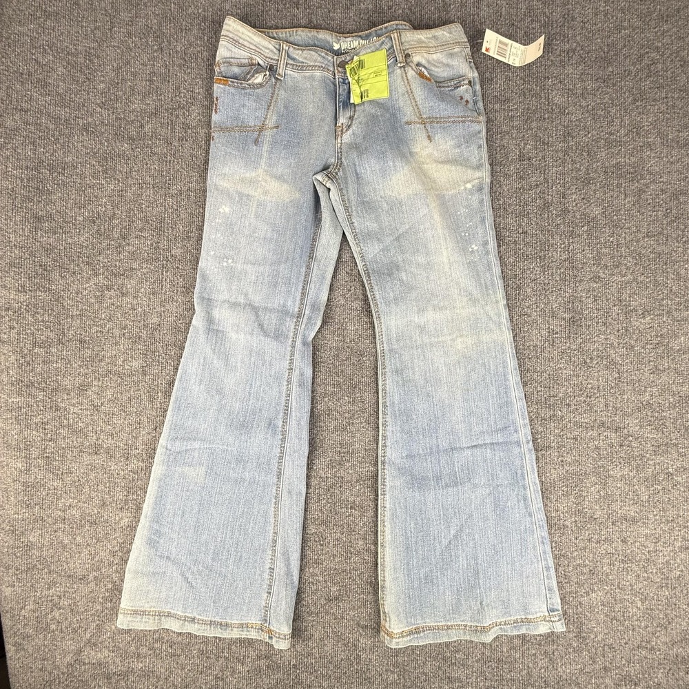 Dream Out Loud By Selena Gomez Jeans Juniors 13 Light Wash Flare‎ Stretch Denim